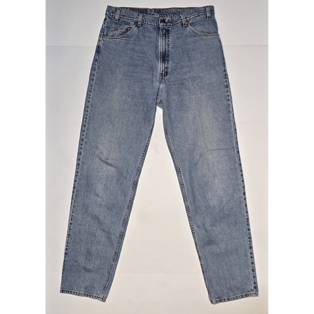Vintage Levis 550 Jeans Relaxed Mens 36x36 (Fits 35x35) 1996 USA Made White Tab